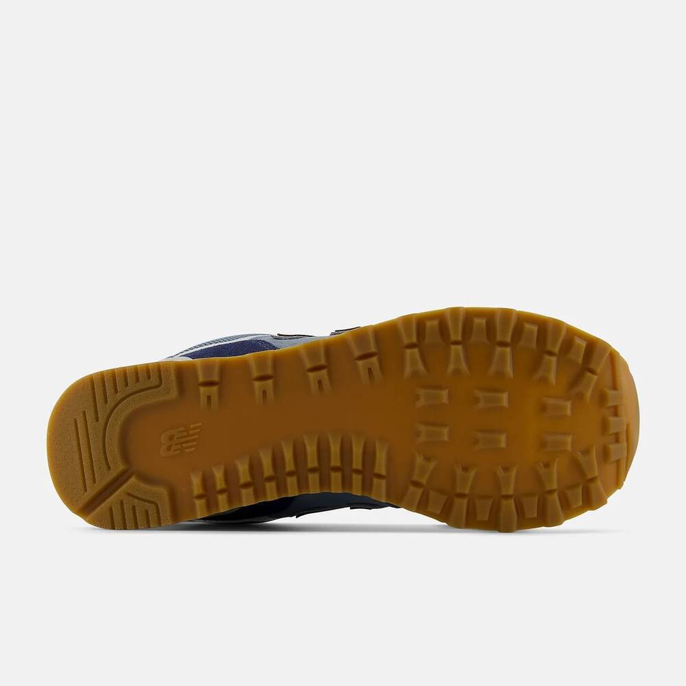 NEW NEW BALANCE women's 574 sneaker in navy arctic grey - Picture 6 of 7